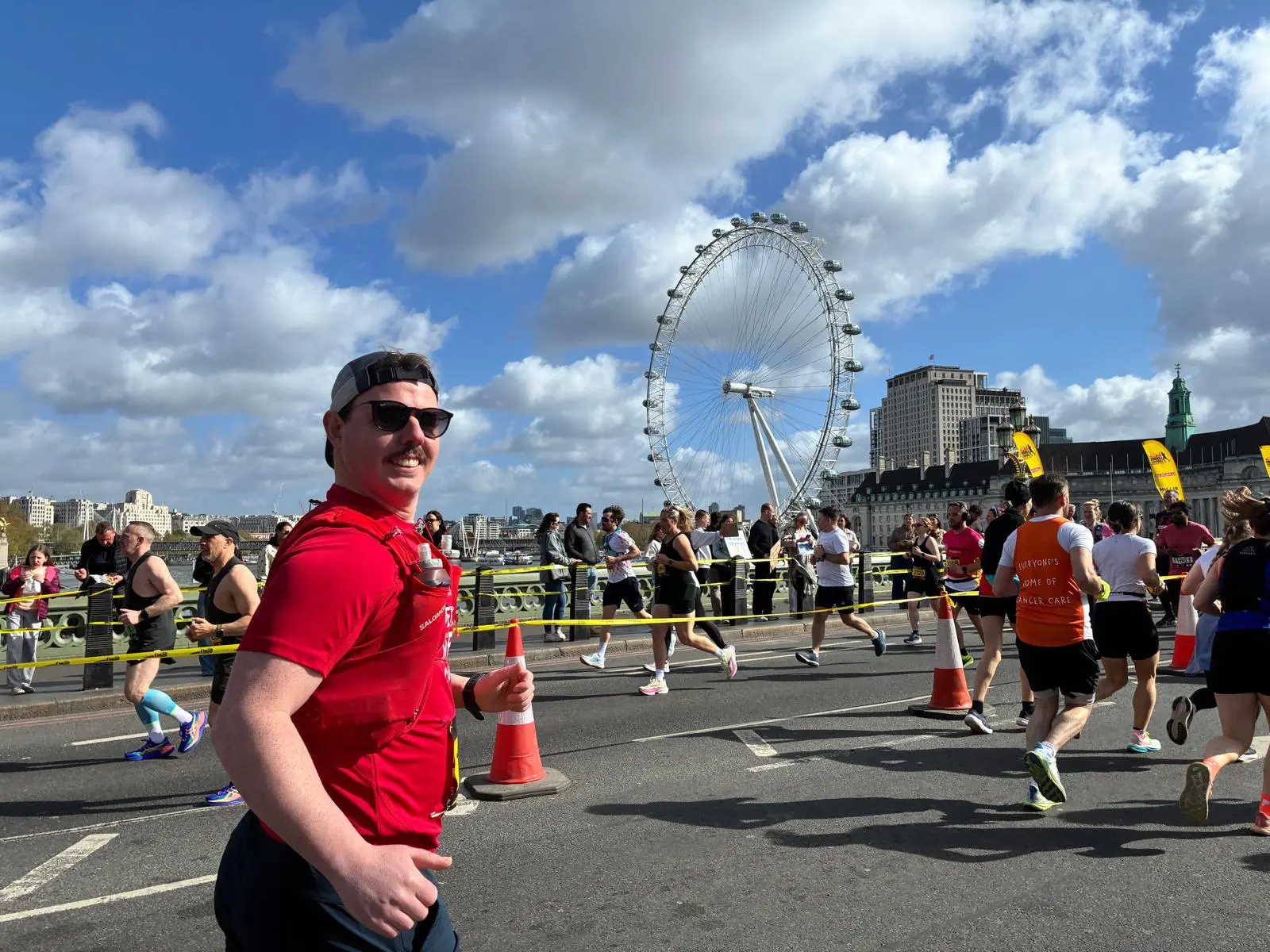 Graeme running for Barons Court Project