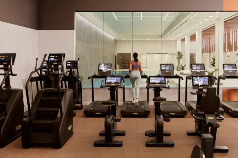 On-site facilities in a serviced apartment